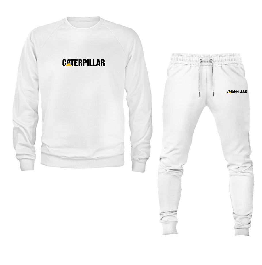 Men's Caterpillar Crewneck Sweatshirt Joggers Set