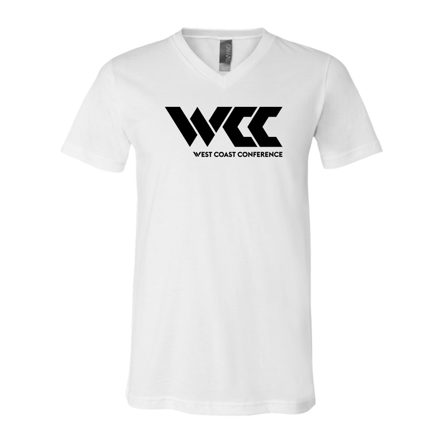 Men's West Coast Conference BELLA  CANVAS  Jersey V-Neck Tee
