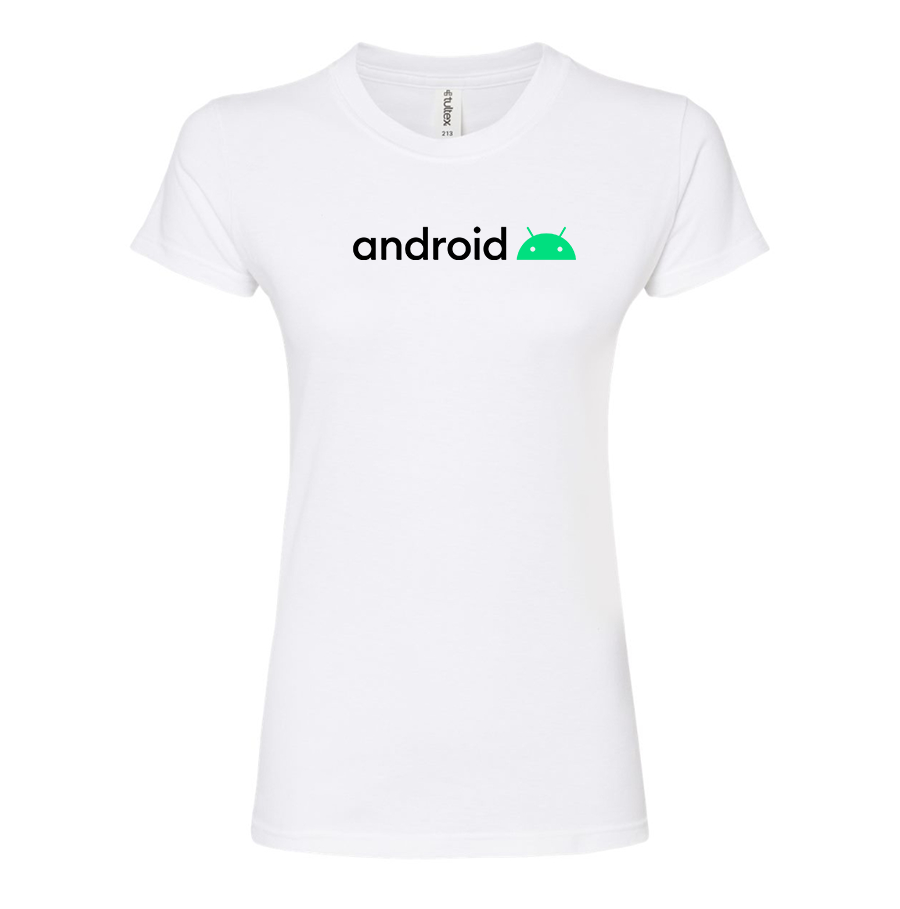 Women's Android   Round Neck T-Shirt