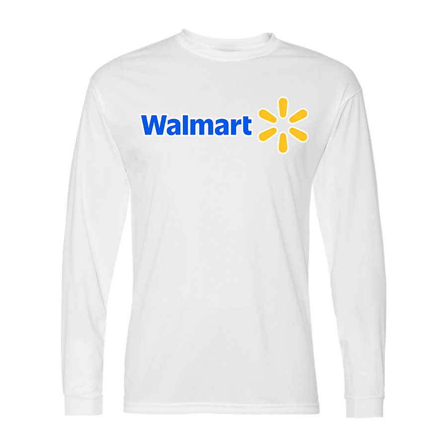 Men's Walmart Polyester Long Sleeve T-Shirt