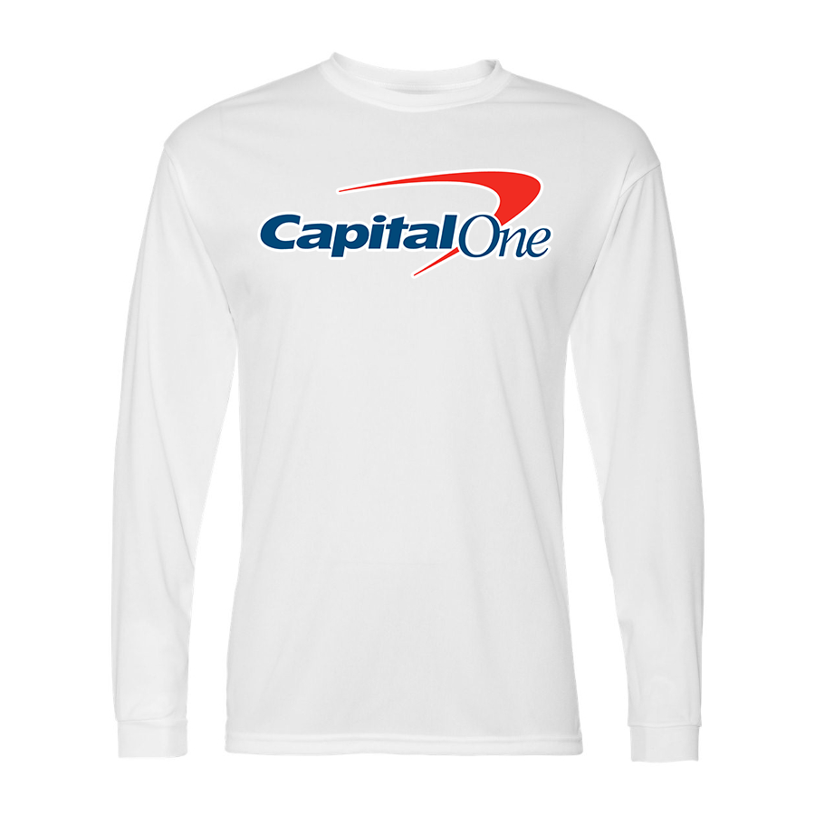 Men's Capital One  Polyester Long Sleeve T-Shirt