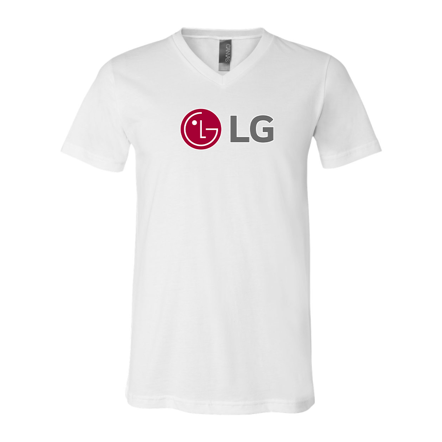 Men's LG BELLA  CANVAS  Jersey V-Neck Tee