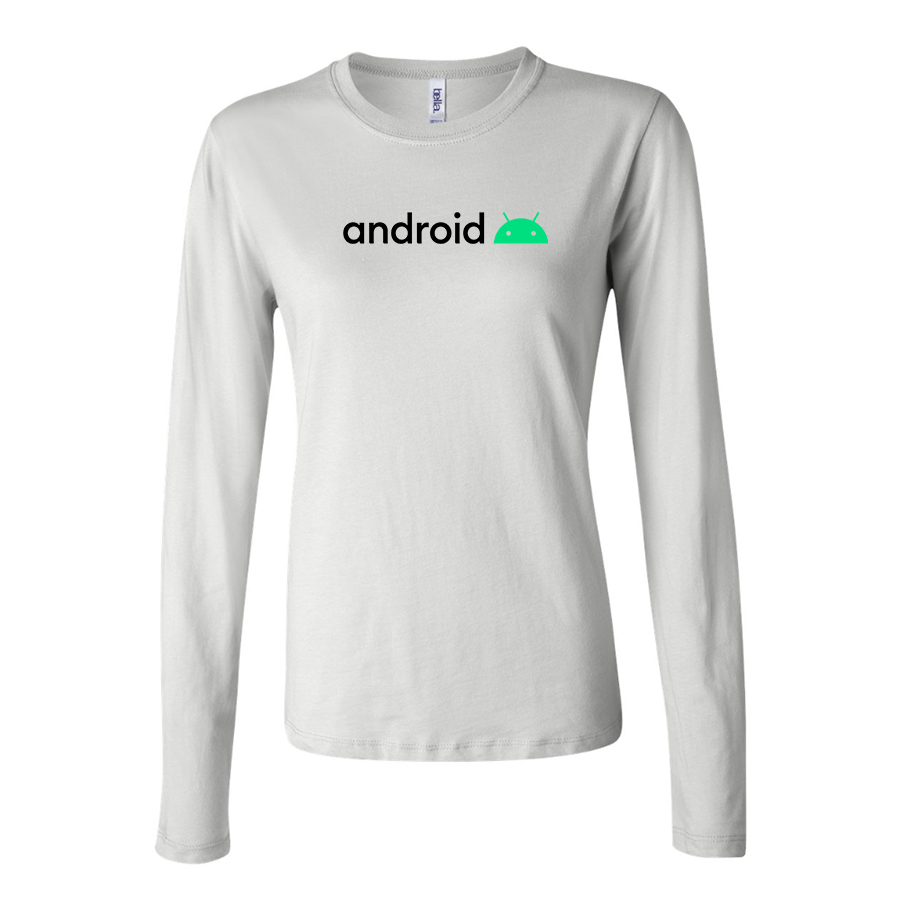 Women's  Android Long Sleeve T-Shirt