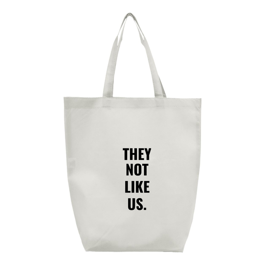 They not like us Q-Tees  Non-Woven Gusset Bottom Tote