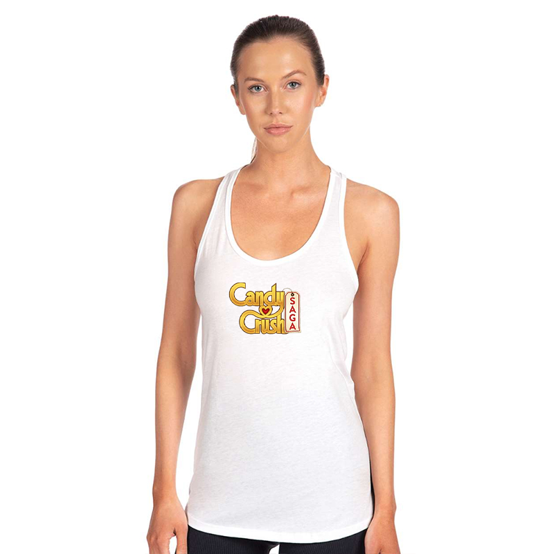 Women's Candy Crush Next Level Ideal Racerback Tank