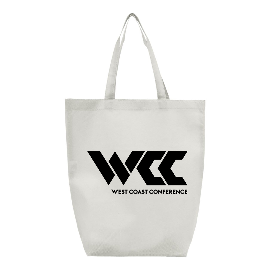 West Coast Conference Q-Tees  Non-Woven Gusset Bottom Tote