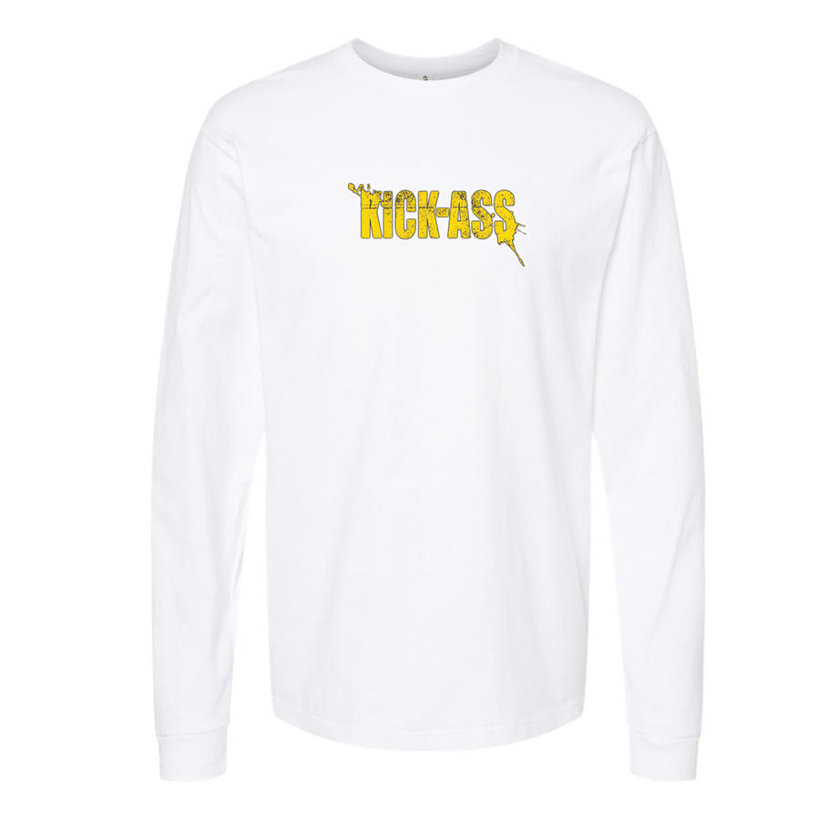 Men's Kick-Ass Cotton Long Sleeve T-Shirt