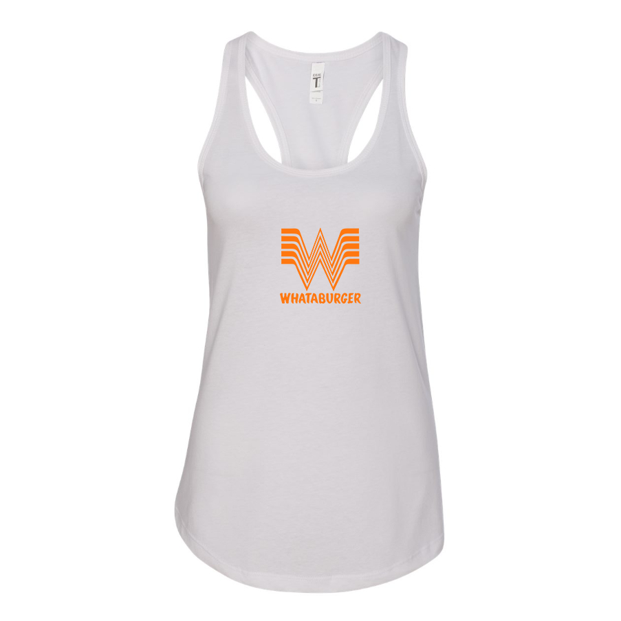 Women's What A Burger Racerback Tank Top