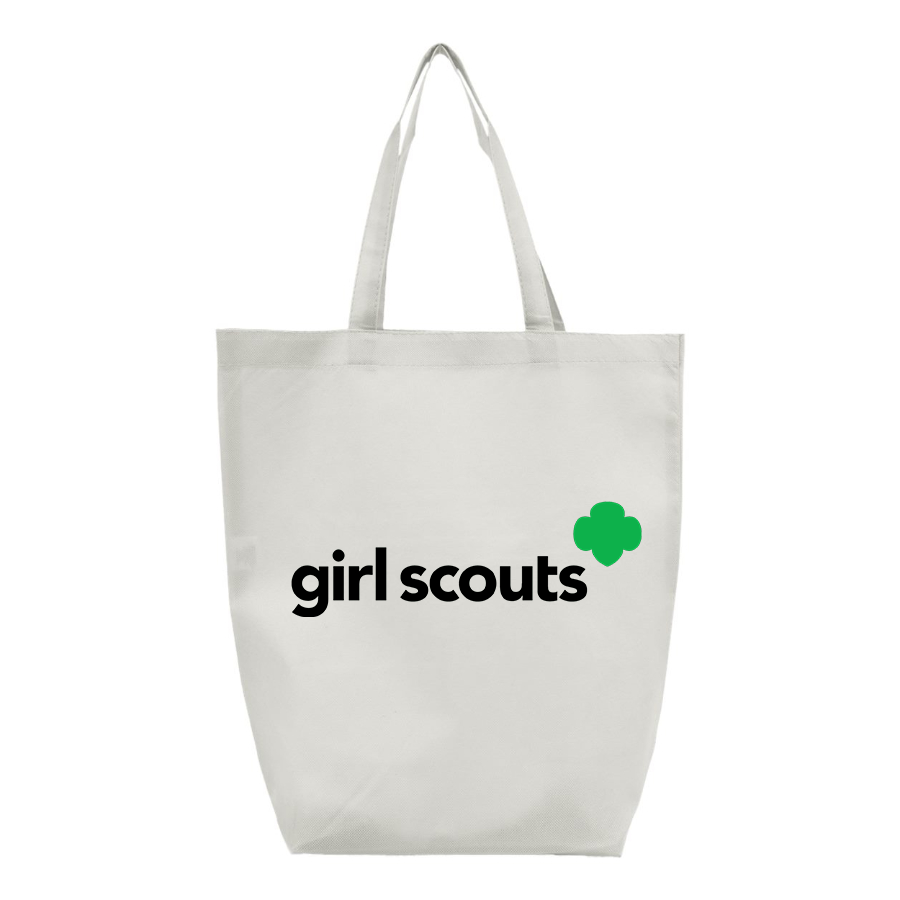 Girl Scouts Q-Tees  Non-Woven Gusset Bottom Tote