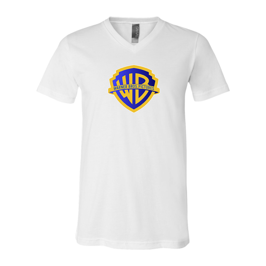 Men's Warner Bros BELLA  CANVAS  Jersey V-Neck Tee