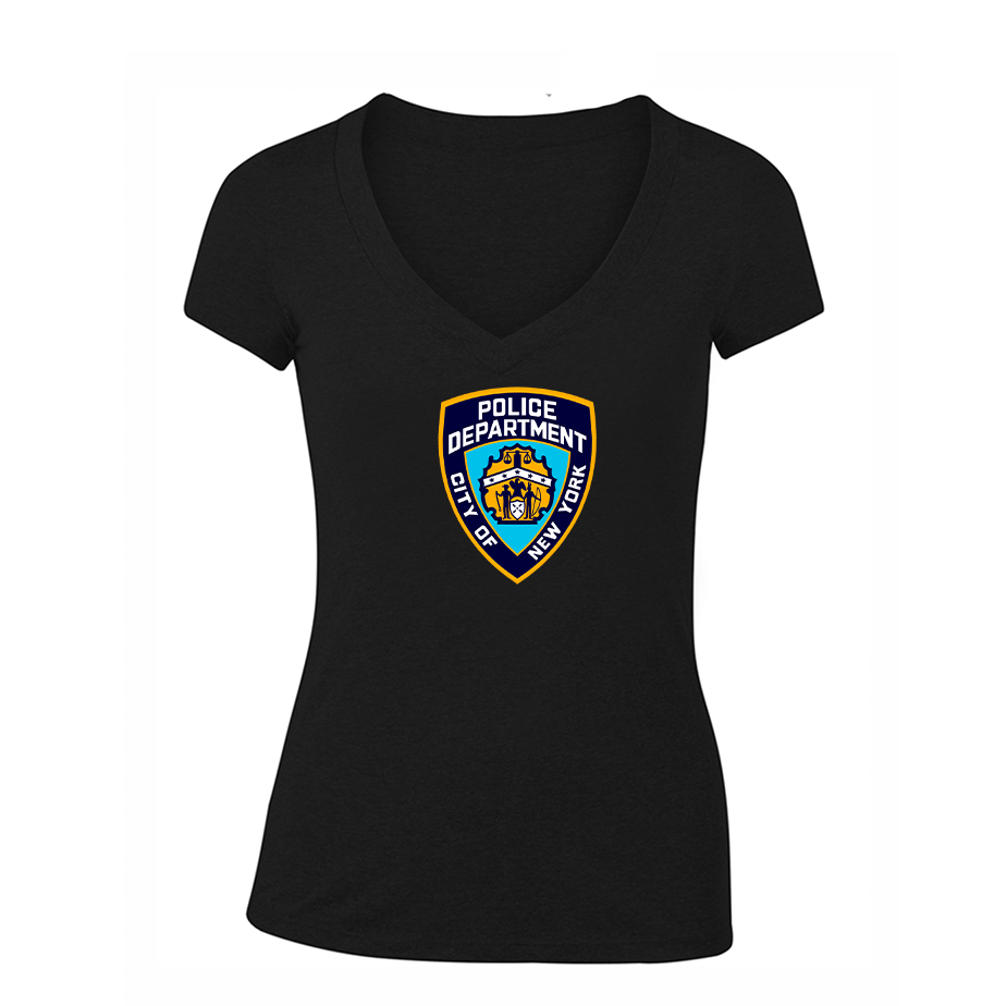 Women's NYPD V-Neck T-Shirt