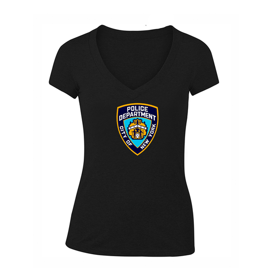 Women's NYPD V-Neck T-Shirt