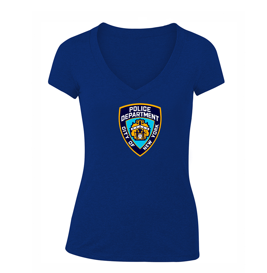 Women's NYPD V-Neck T-Shirt