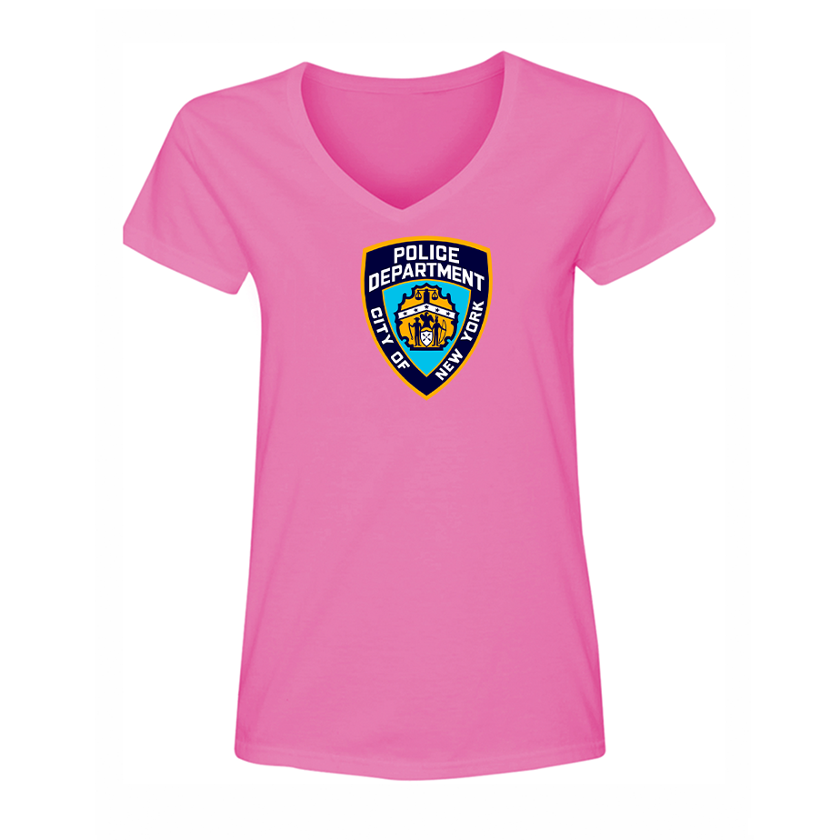 Women's NYPD V-Neck T-Shirt
