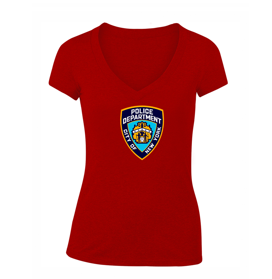 Women's NYPD V-Neck T-Shirt