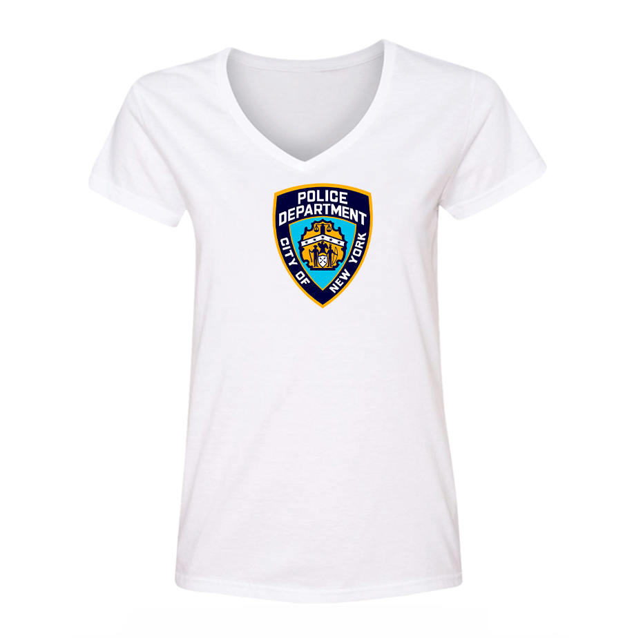 Women's NYPD V-Neck T-Shirt